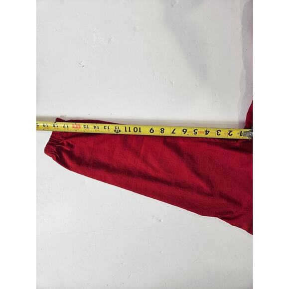 LL Bean Vintage Jacket Mens XS Red Anorak Pullover Kangaroo Pouch Outdoor - Picture 7 of 7